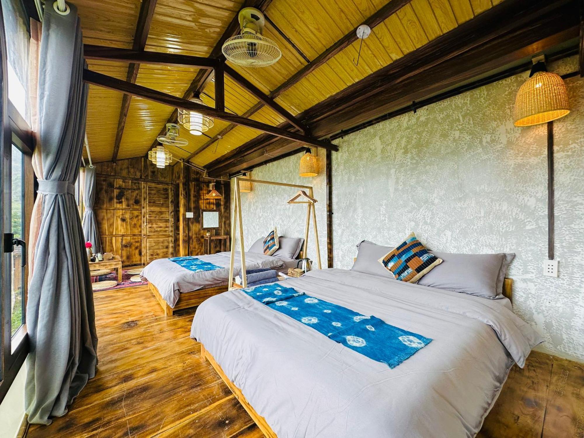 Khoi Homestay And Restaurant Loung Co ภายนอก รูปภาพ