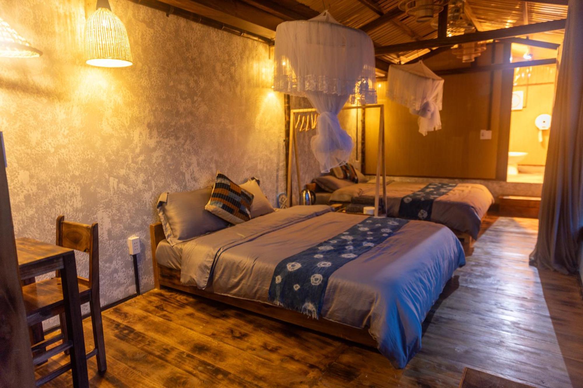 Khoi Homestay And Restaurant Loung Co ภายนอก รูปภาพ